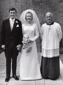 Uncle Douglas and my beautiful late Auntie Rosemary, Wedding Day, 1973