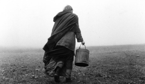'Daughter' trudging to the well in 'Turin Horse', Béla Tarr, 2011